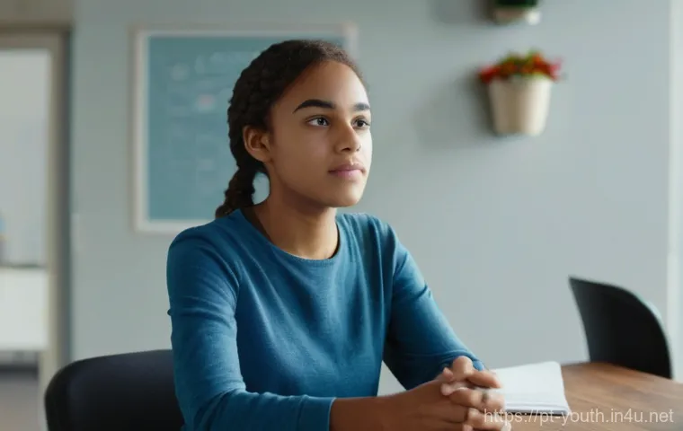 청소년상담사 자격증 소지 후 경력 관리 - **Prompt 1: Building Trust and Connection in Youth Counseling**
    A realistic and warm scene featu...