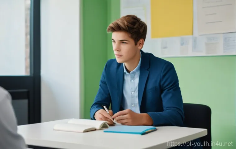 청소년상담사와 협업이 중요한 이유 - **Navigating Modern Adolescent Challenges:**
    "A cinematic portrait of a thoughtful teenage girl ...