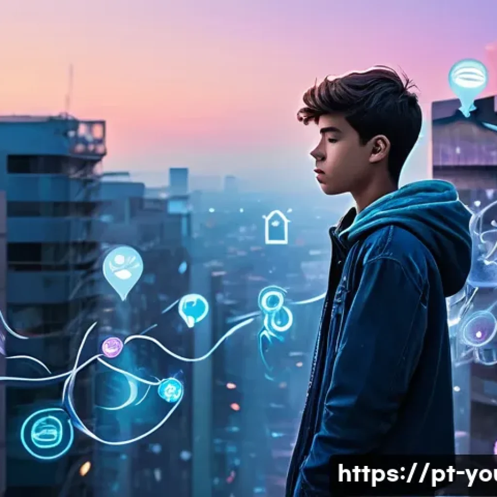 청소년상담사 자격증과 타 자격증 비교 - **Prompt:** A detailed, emotionally resonant image depicting a diverse teenager, fully clothed in ca...