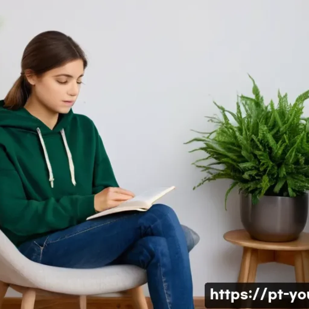 청소년상담사 실무에서의 의사소통 스킬 - **Prompt:** A cozy and warmly lit counseling room with soft, muted tones. A female counselor, around...