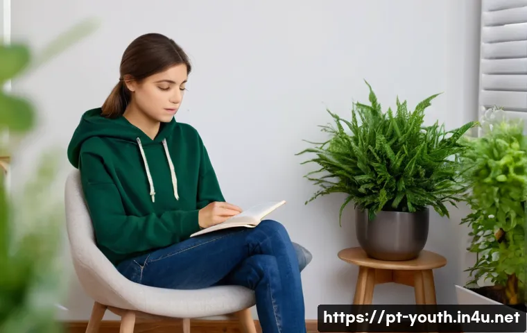 청소년상담사 실무에서의 의사소통 스킬 - **Prompt:** A cozy and warmly lit counseling room with soft, muted tones. A female counselor, around...