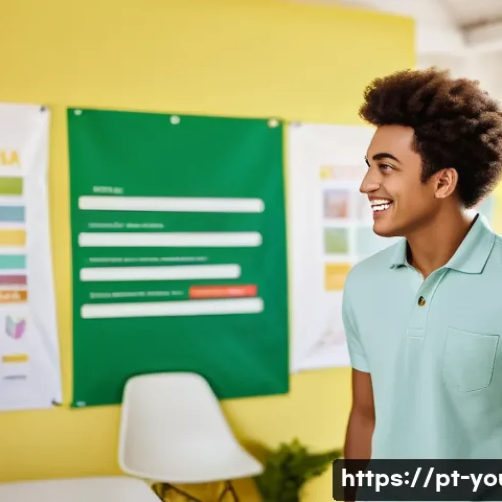 청소년상담사 자격증 소지자 구직 사이트 - A professional youth counselor in a modern Brazilian community center, wearing smart casual attire a...