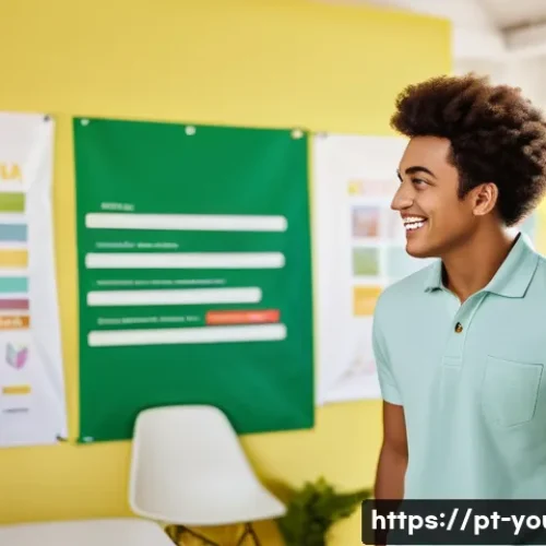 Home 32 청소년상담사 자격증 소지자 구직 사이트 - A professional youth counselor in a modern Brazilian community center, wearing smart casual attire a...