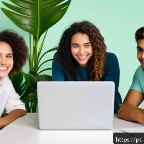 Home 32 청소년상담사와 관련된 추천 학습 사이트 - A diverse group of young Brazilian adults attending an interactive online workshop on youth counseli...