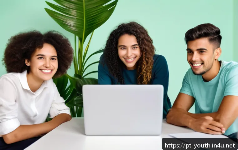 청소년상담사와 관련된 추천 학습 사이트 - A diverse group of young Brazilian adults attending an interactive online workshop on youth counseli...